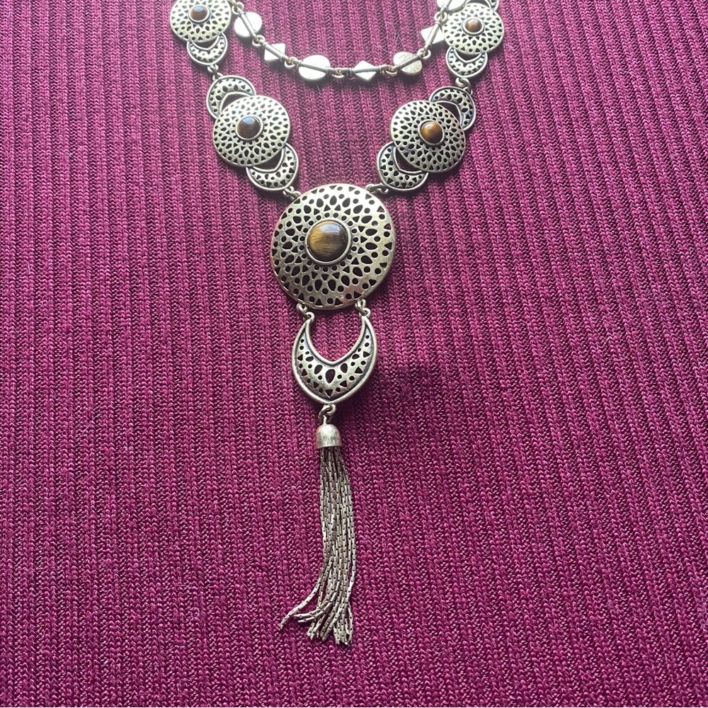 Brass necklace - Picture 5 of 8